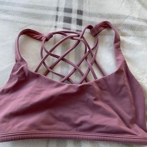 Women’s Pink Lululemon Free to be Wild Bra